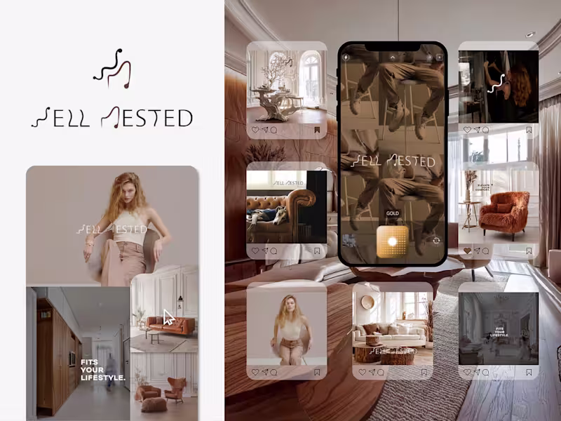 Cover image for Logo and Social Media Template for a Home Furniture Store