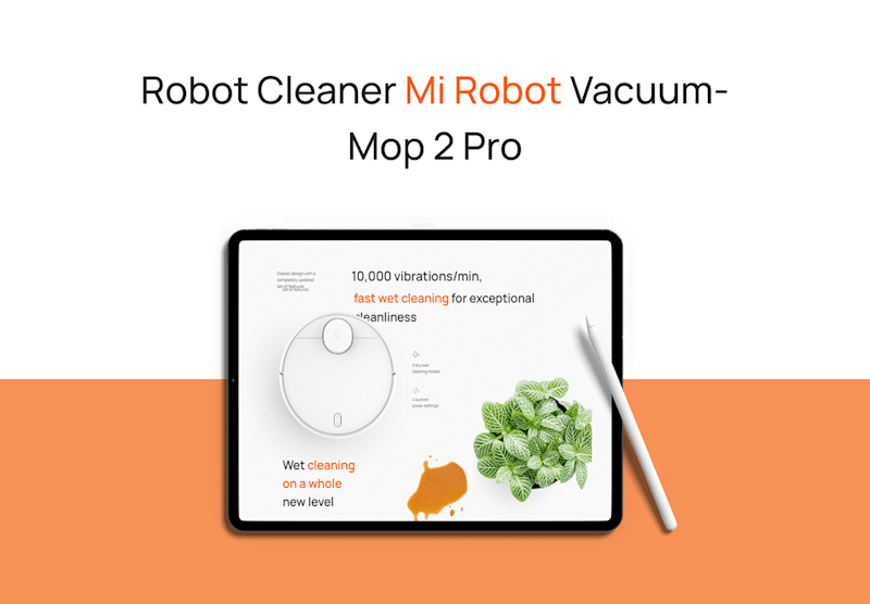 Cover image for Landing page for Mi Robot 