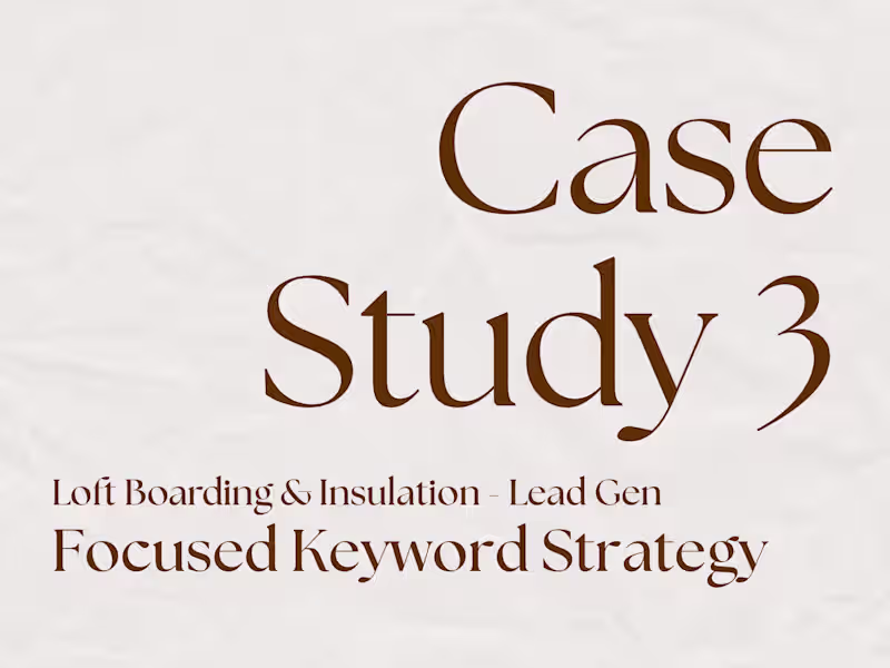 Cover image for Focused Keyword Strategy to Deliver High-Intent Leads
