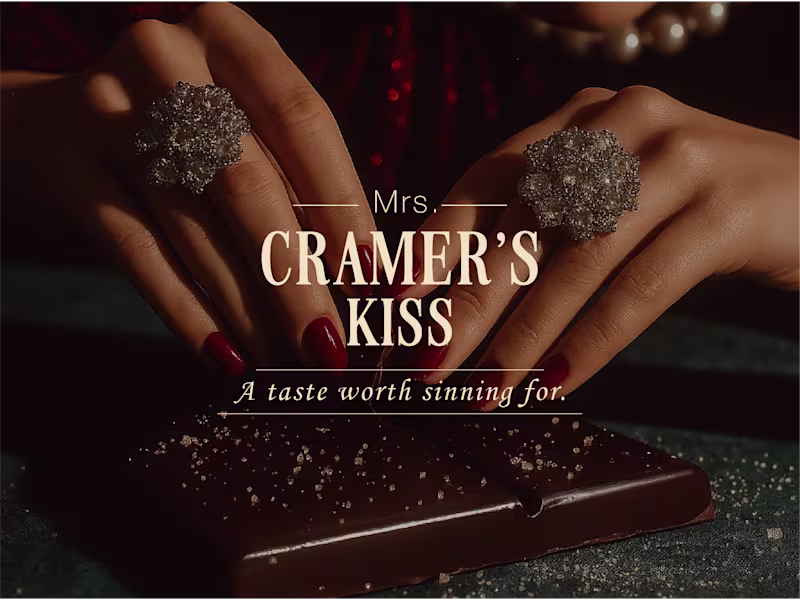 Cover image for Mrs.Cramer's Kiss- A taste worth Sinning for.