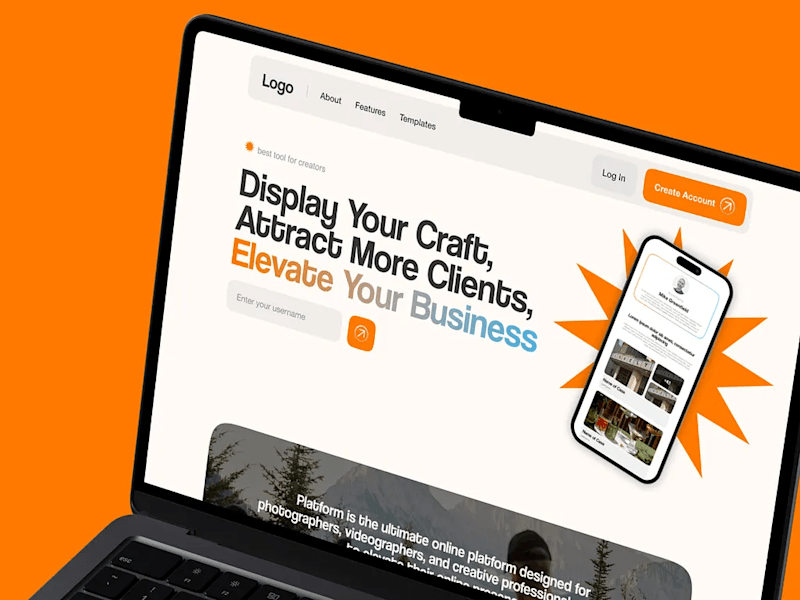 Cover image for Personalized Portfolio CreSaaS for Photographers & Videographers