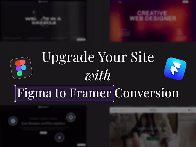 Cover image for Figma to Framer Conversion