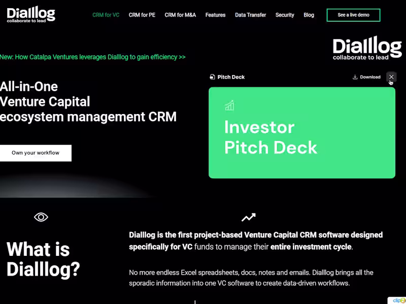 Cover image for Dialllog CRM