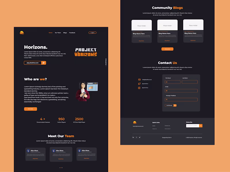 Cover image for UI/UX Design - Horizons