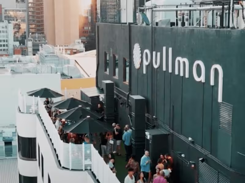Cover image for Pullman Hotel Rooftop Party