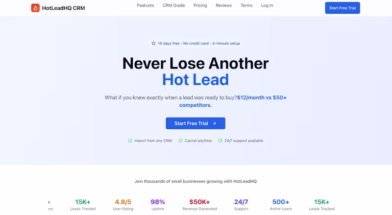 Cover image for HotLeadHQ - Email Sequence Automation Tool w/AI Agent feature