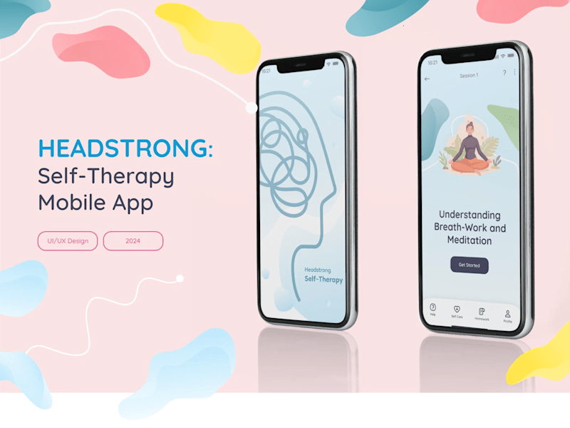 Cover image for Self-therapy mobile app design