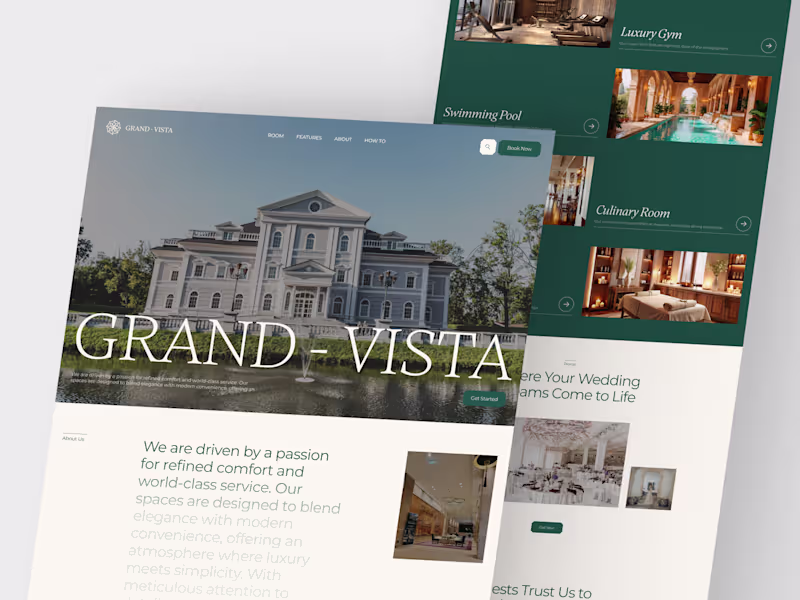 Cover image for Grand Vista - Luxury Mansion Website