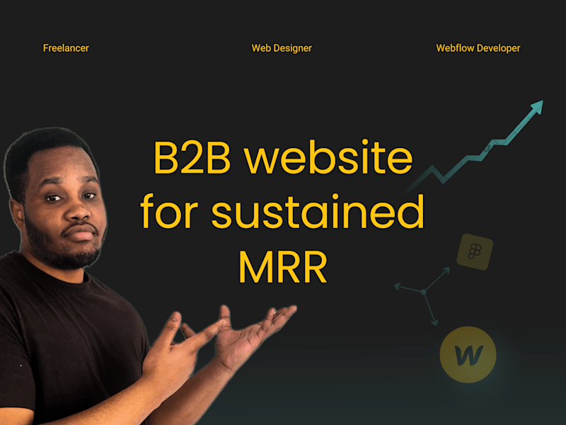 Cover image for B2B Webflow site designed to boost and retain your MRR.
