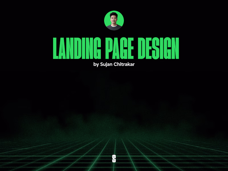 Cover image for  Landing Page Design