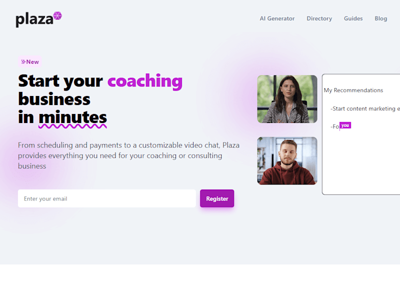 Cover image for Plaza All-in-One Coaching Platform
