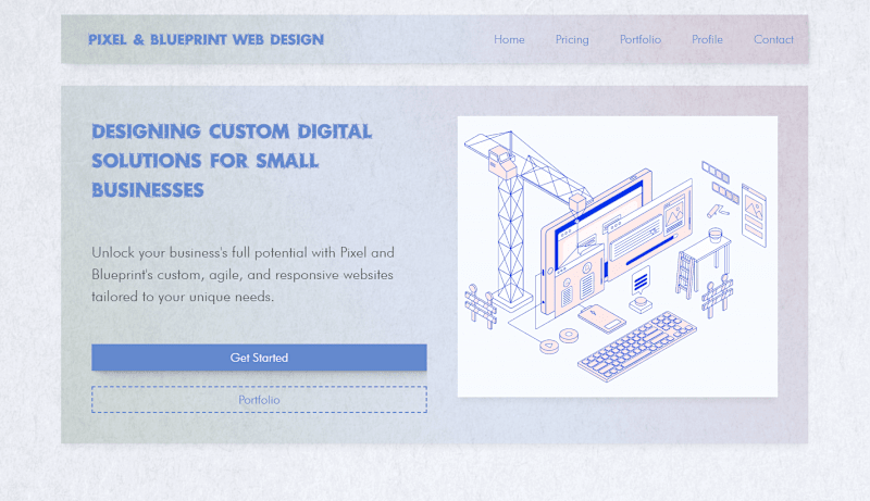 Cover image for Pixel & Blueprint Web Design