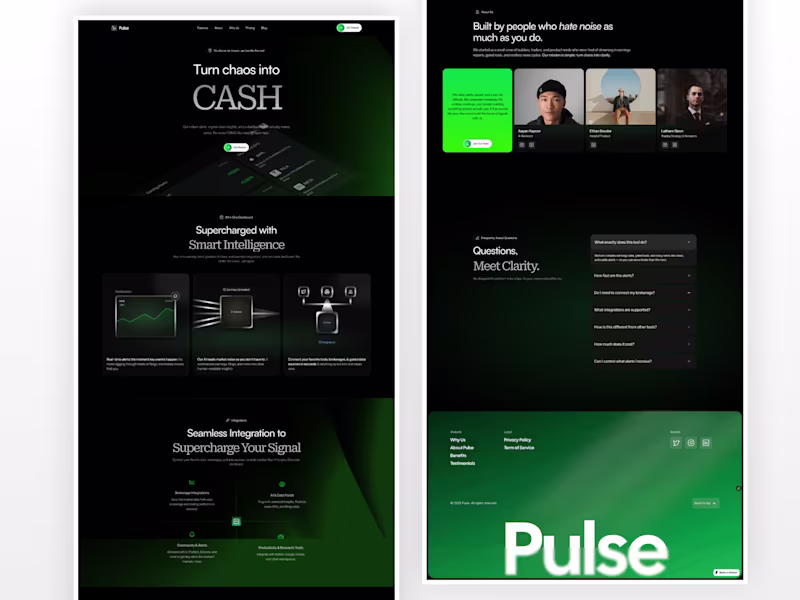 Cover image for Interactive website design and development | Framer, Webflow