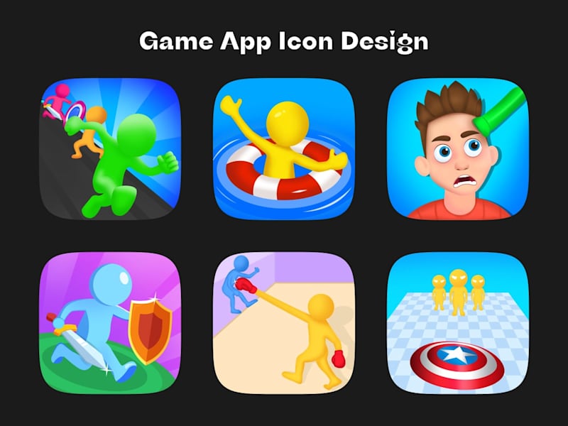 Cover image for Hyper Casual Game App Icon Design