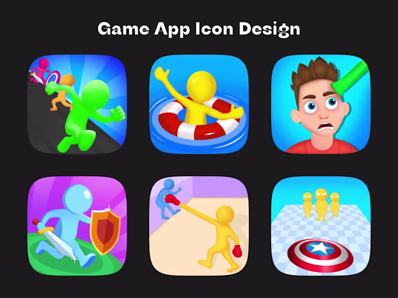 Cover image for Hyper Casual Game App Icon Design