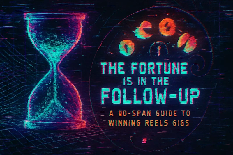 Cover image for The Fortune is in the Follow-Up: A No-Spam Guide to Winning Reels Gigs
