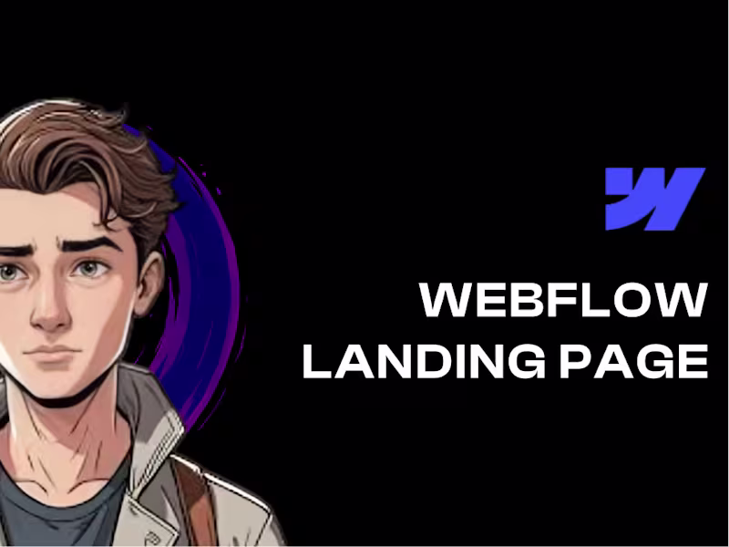 Cover image for Webflow Landing Page Development for High Conversions