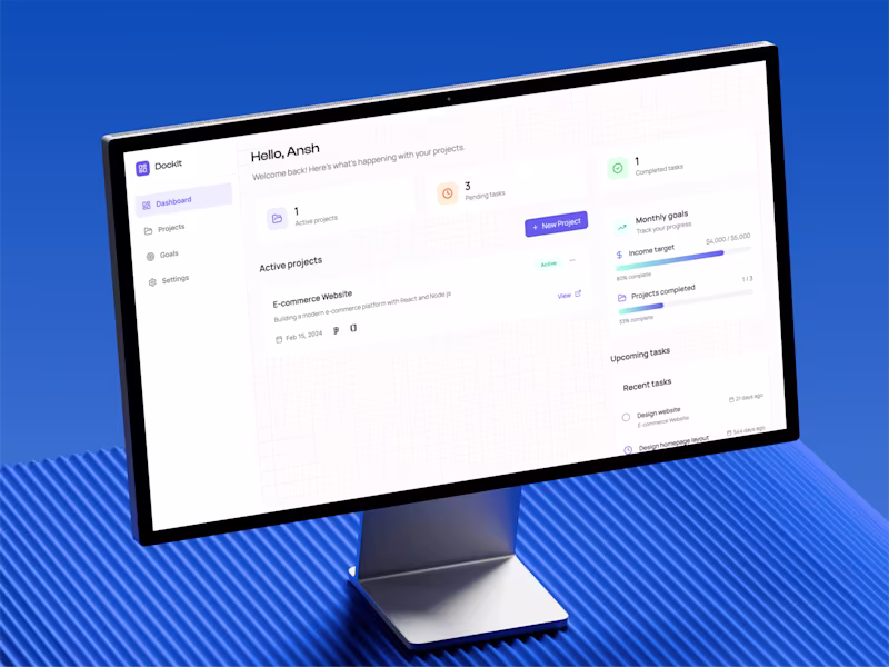 Cover image for Dockit Freelancer Dashboard Development