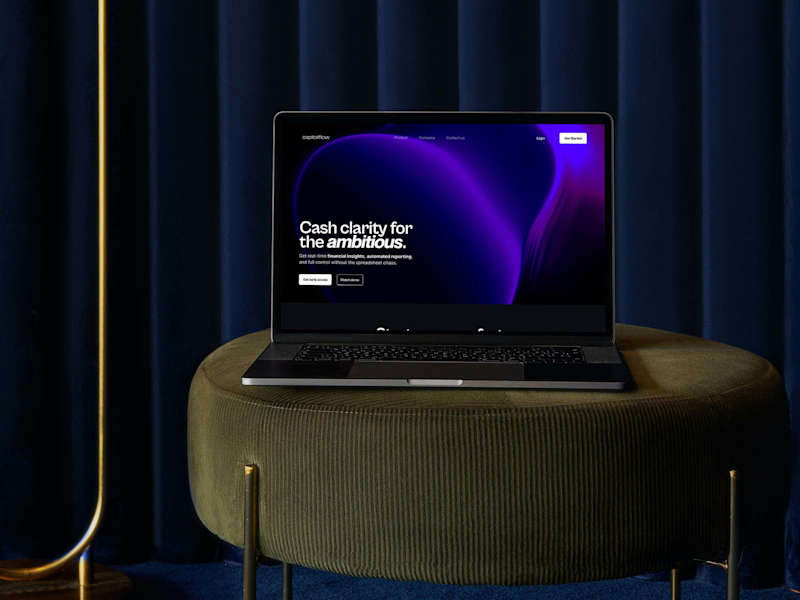 Cover image for CapitalFlow Landing Page Design