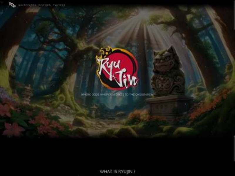 Cover image for Ryujin Landing page