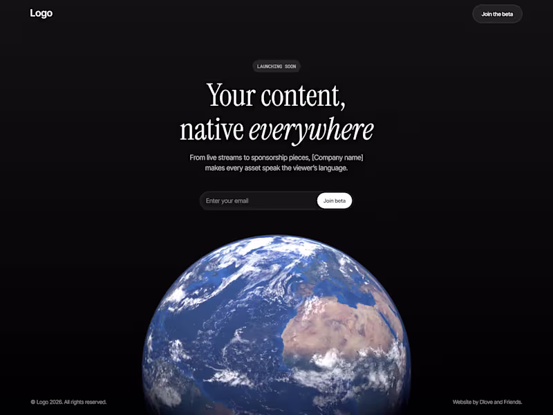 Cover image for Rejected hero section concepts for