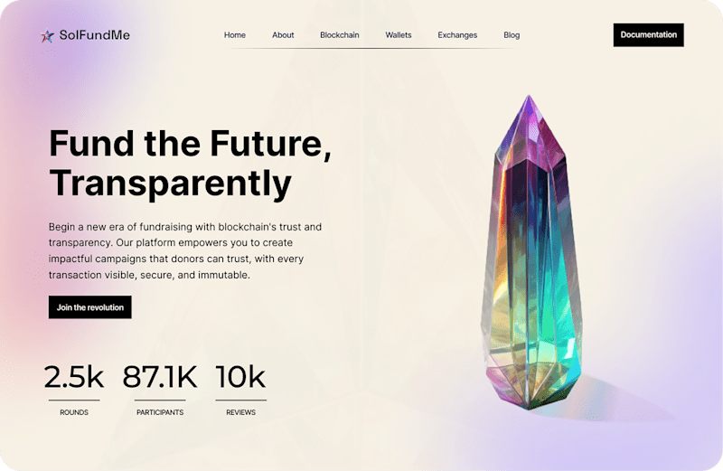 Cover image for Framer Web3 Fundraising Landing Page Design