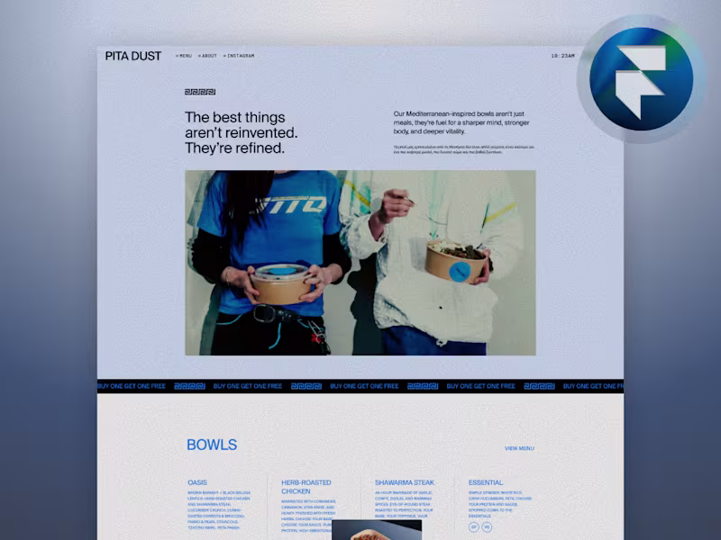 Cover image for Pita Dust Website