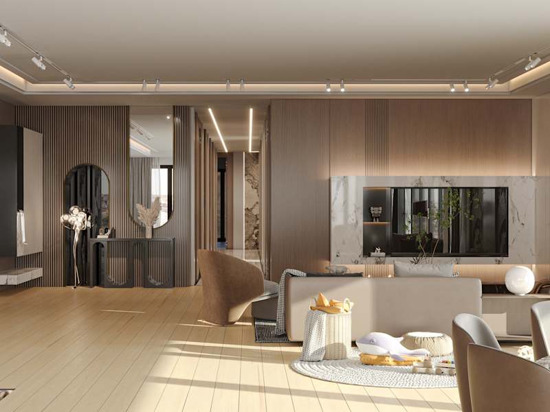 Cover image for I will create exclusive photorealistic interior designs.