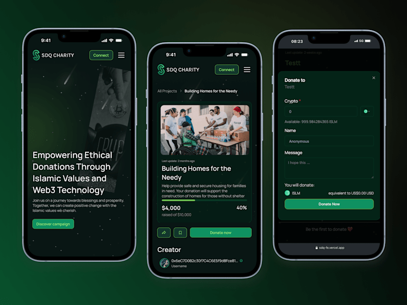 Cover image for SDQ Charity - Web3 Donation Platform