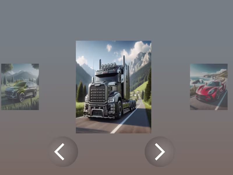 Cover image for car game page scroll UI animation