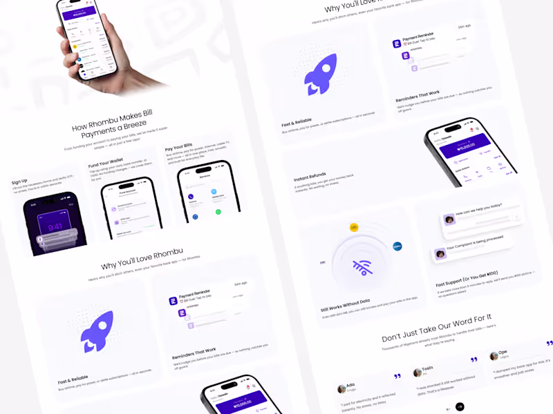 Cover image for Landing page from Figma to Framer