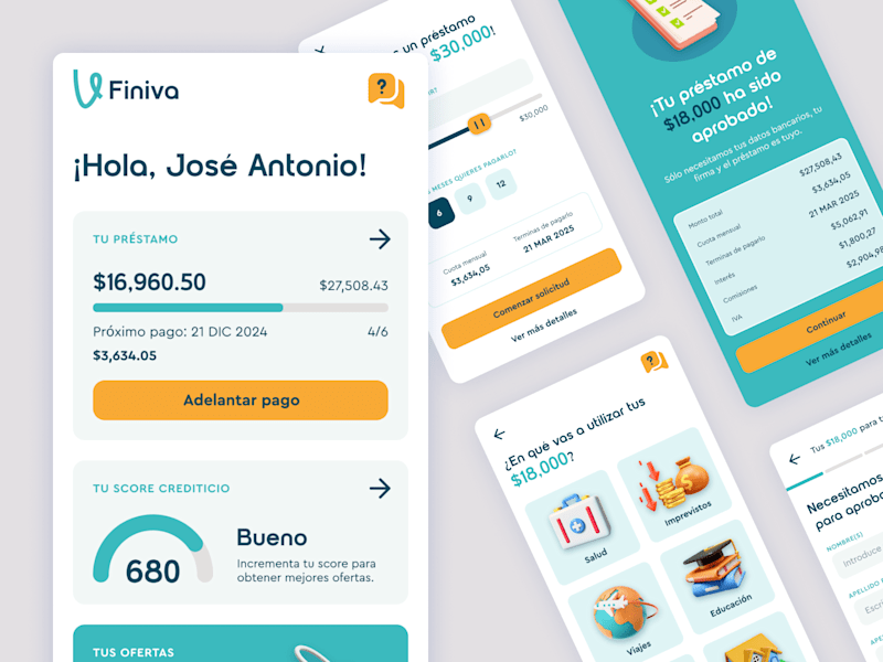 Cover image for FINIVA: Financial App design