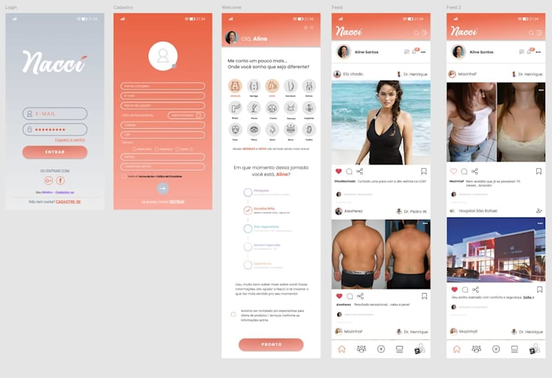 Cover image for Nacci App - Social Network App for Plastic Surgery
