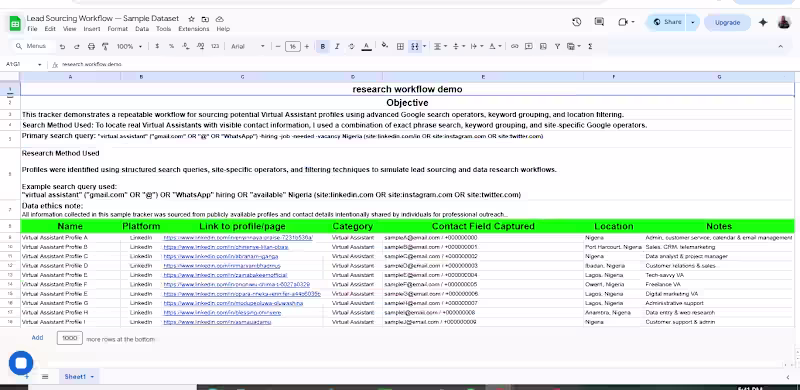 Cover image for Lead Research & Tracking System Setup