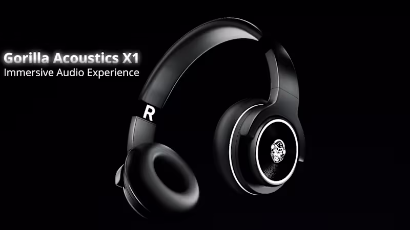 Cover image for Gorilla Acoustics X1 Headphones | Concept Design 
