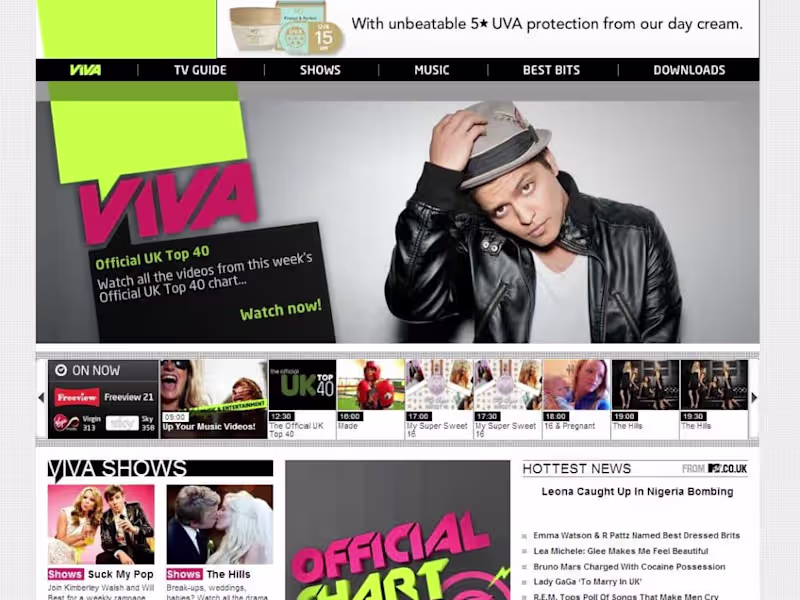 Cover image for MTV Europe & VIVA.tv - Rosie Biemans