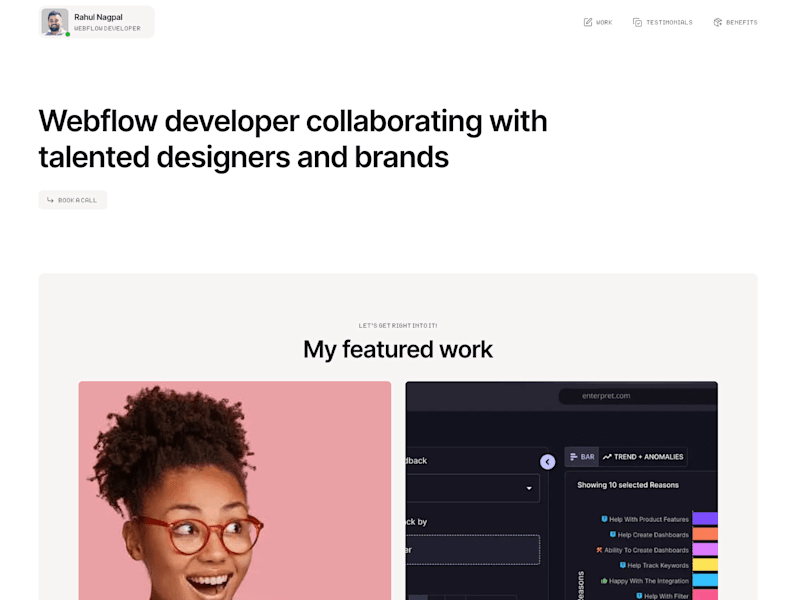 Cover image for Rahul Nagpal - Certified Webflow Developer from New Delhi, India