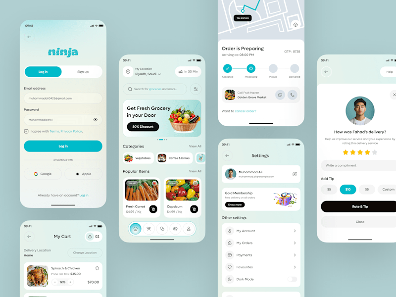 Cover image for Online Grocery Shopping App