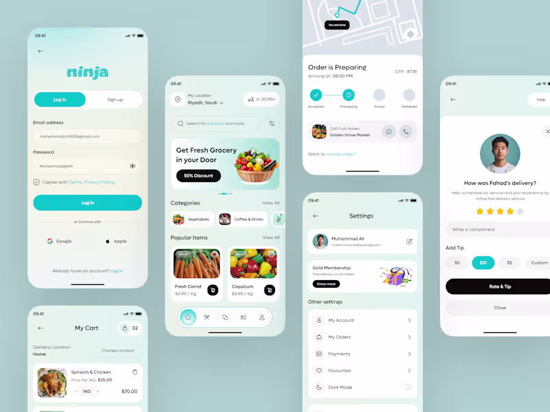 Cover image for Online Grocery Shopping App
