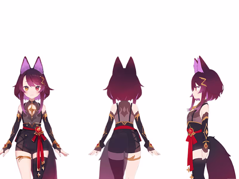 Cover image for I will create a Custom 2D/3D Vtuber Model for your Streams!