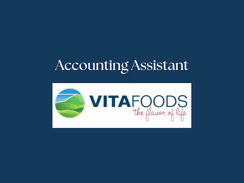 Cover image for Accoutning Assistant at Vita Food Products