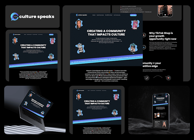 Cover image for CultureSpeaks Landing Page Design & Development