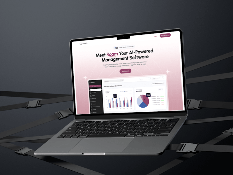 Cover image for RoamStay: Landing Page Design & Framer Development