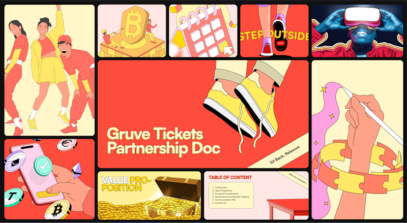 Cover image for Pitch Deck Design (Gruve Tickets)