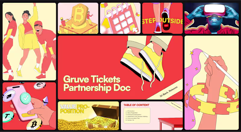 Cover image for Pitch Deck Design (Gruve Tickets)