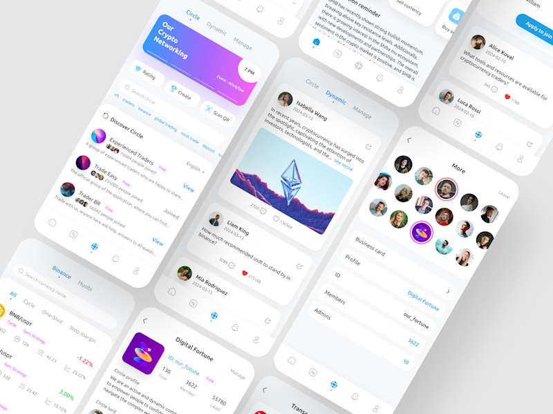 Cover image for Fintech Crypto App | Mobile Design