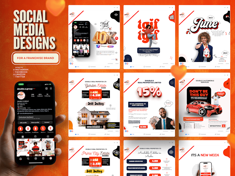 Cover image for Social Media Designs.