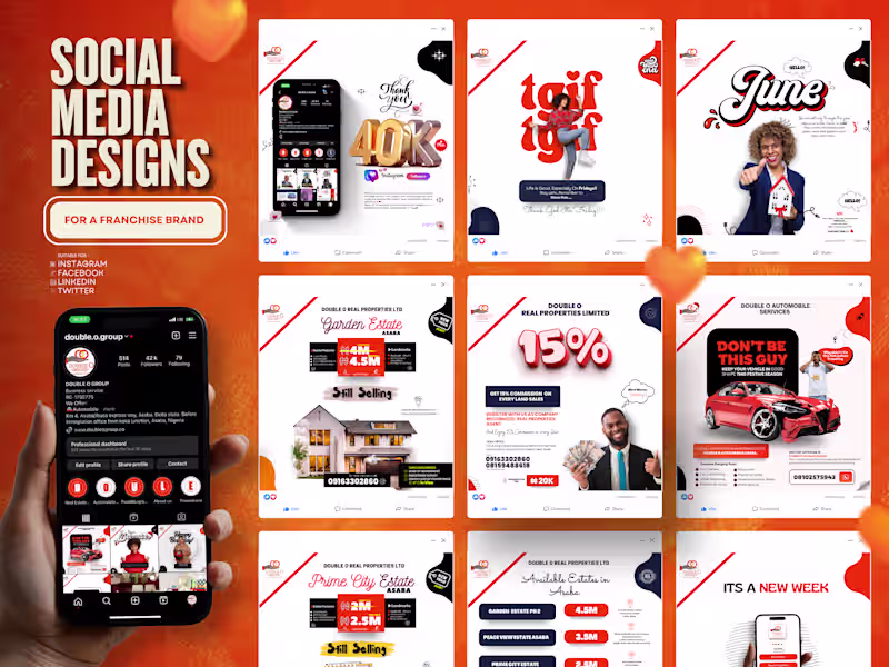 Cover image for Social Media Designs.