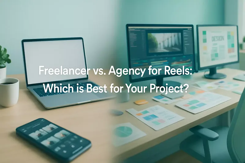 Cover image for Freelancer vs. Agency for Reels: Which is Best for Your Project?