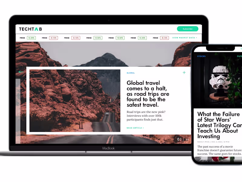 Cover image for Morning Brew | Case Study | Leigha Miceli | Senior Product Desi…